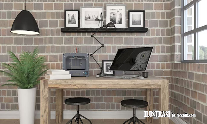 ide desain kreatif untuk ruang kerja nyaman